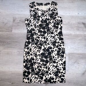 Talbots Floral Midi Dress Petite Women’s Size 14P  Zip Up NWT